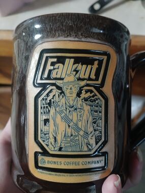 Fallout Ghoul Bones Coffee Company Handthrown Mug - SOLD OUT!